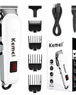 Kemei Professional hair clipper cordless hair trimmer beard for men electric hair cutting kit rechargeable haircut machine